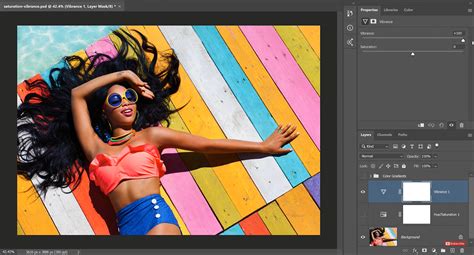 The DIFFERENCE Between Saturation And Vibrance In Photoshop COLOR