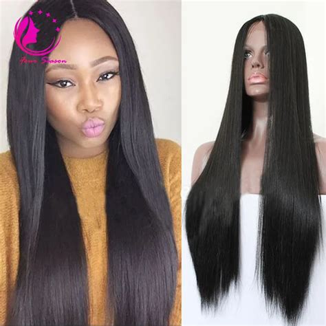Beauty Peruvian Straight Lace Front Wig 30 Inch Human Hair Full Lace