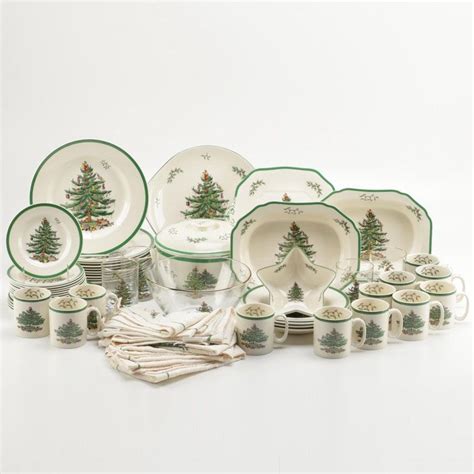 Christmas tree 2021 annual baby's first christmas booties ornament. Spode "Christmas Tree" China Set | Spode christmas tree ...