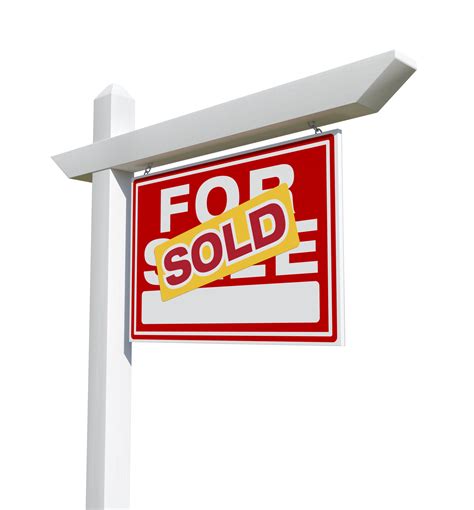 Sold Home For Sale Real Estate Sign - Transparent PNG. 21928191 PNG
