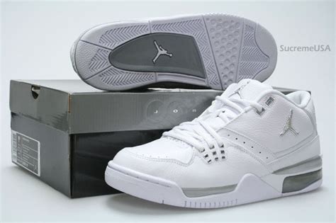 Air Jordan Flight 23 White Metallic Silver White Sneakerfiles
