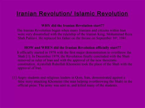 Iranian revolution | PPT | Free Download