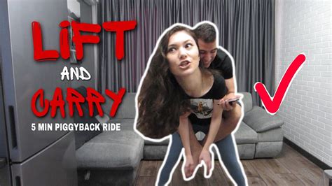 Lift And Carry Challenge With Tickle Piggyback N Shoulder Ride Youtube