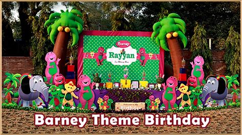 Best Barney Birthday Party Ideas Images Barney Theme Birthday Ideas