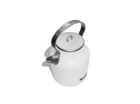 Haden Heritage Ivory White 7 Cup Cordless Electric Kettle In The Water