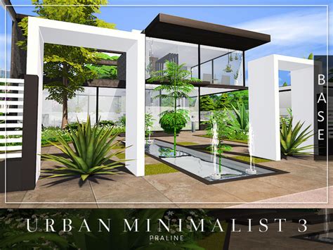 Urban Minimalist 3 House By Pralinesims At Tsr Sims 4 Updates