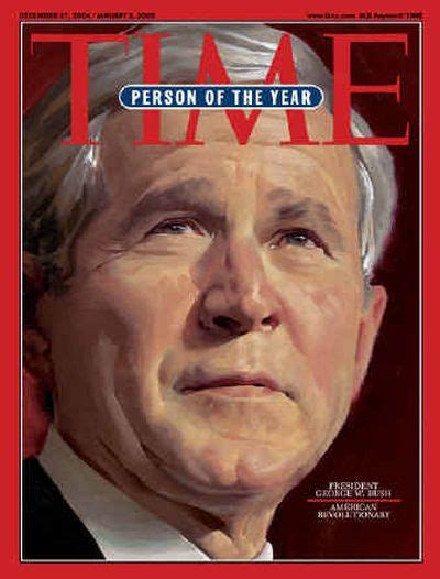 bush time s person of the year again the spokesman review