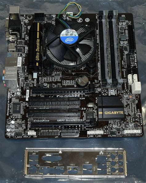 Gigabyte Ga B85m D3h Motherboard Cpu Combo Intel I7 4770 34ghz Quad