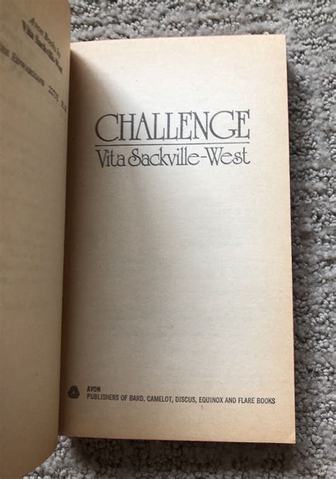 challenge by vita sackville west ebay