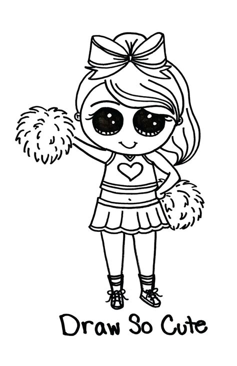 Promote pngtree on your website, blog or social media channel. Cheerleader Drawing | Free download on ClipArtMag