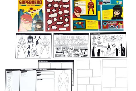 Create A Superhero Comicbook 05 Authentic Uppermill