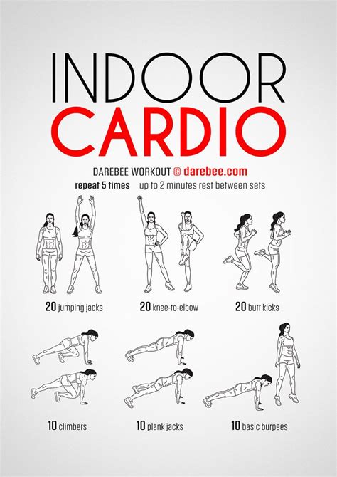 Darebee On Twitter New Indoor Cardio Workout A5xxk1dv84