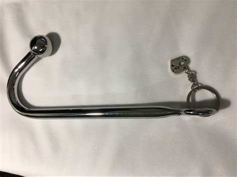 Stainless Steel Anal Hook With Beads Hole Metal Butt Plug Anus Etsy