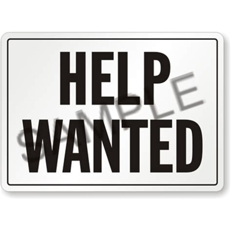 second life marketplace help wanted sign 03 great for recruiting emloyees