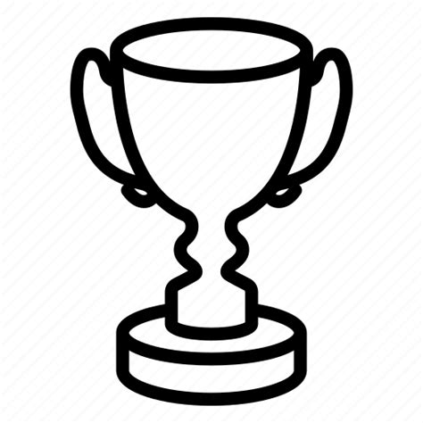 Achievement Award Business Cup Motivation Success Trophy Icon