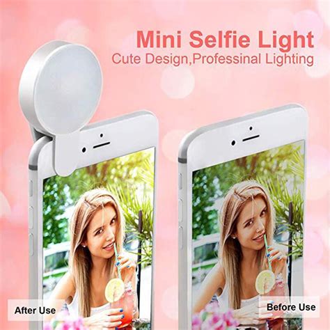 Mini Clip Op Selfie Ring Licht Led Voor Mobiele Telefoon Laptop Camera