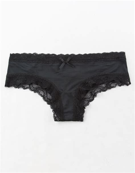 full tilt cheeky lace up black panties black 335405100 tillys