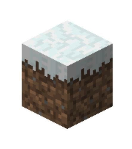 Minecraft Snow Dirt Block Papercraft 2 Pack Ebay