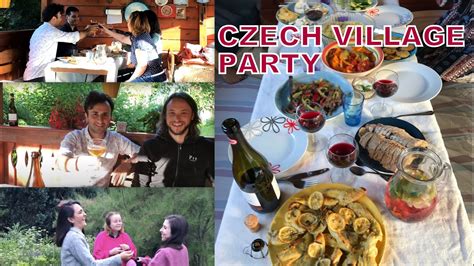 International Garden Party In A Czech Village Czech Turkish French
