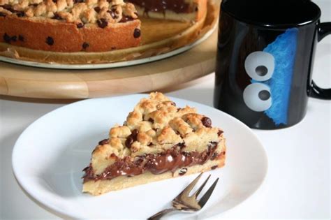 Jetzt ausprobieren mit ♥ chefkoch.de ♥. Nutella-Cookie-Kuchen | Rezept | Cookie kuchen rezept ...