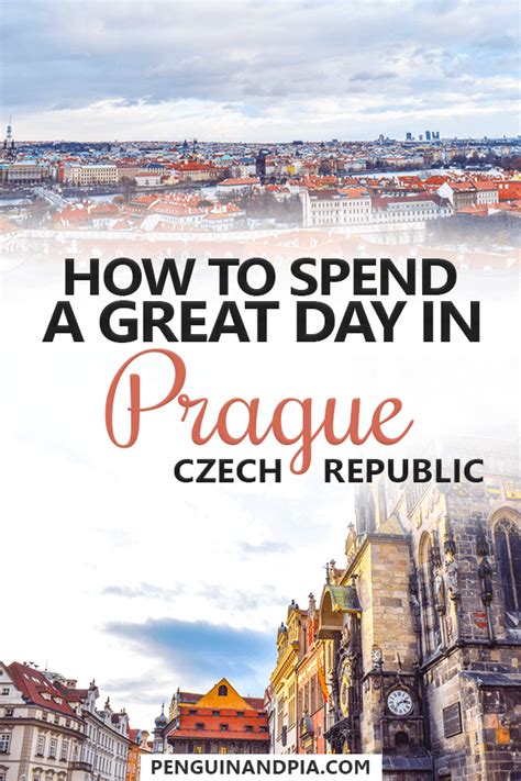 how to spend one day in prague exploring the beautiful czech capital prague travel prague