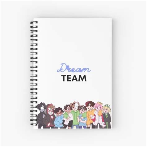 Dream Smp Team Spiral Notebook For Sale By Syuncre Redbubble