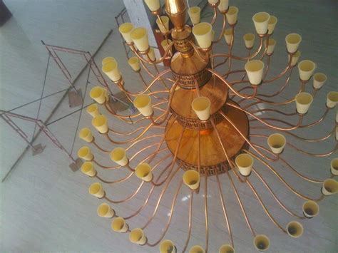 Kamu bisa membuat kerangka lampu hingga hiasan dinding, seperti apa? Grogol-20140813-01409 | Tembaga, Lampu gantung, Hiasan