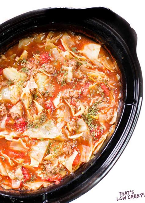 Unstuffed Cabbage Soup Recipe Low Carb Recipes By That S Low Carb