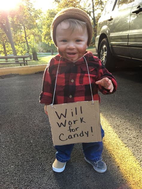 My Cute Little Homeless Man Toddler Boy Halloween Costume Ideas