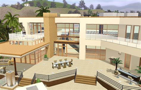 Mod The Sims Modern Wow Pool Villa