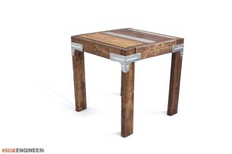 Diy Industrial Side Table Rogue Engineer Diy Furniture Easy