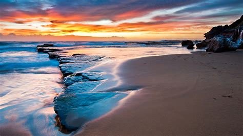 Colorful Beach Sunset Wallpapers Top Free Colorful Beach Sunset