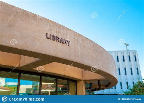 University Library Building Stock Photo Image Of Modern American