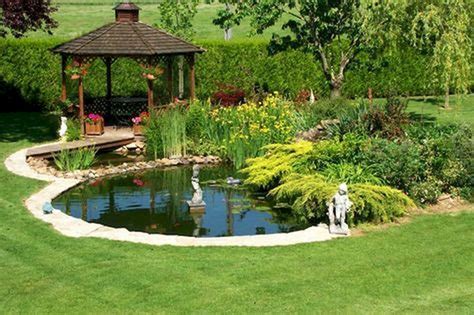 Enjoy the Peace and Serenity with Backyard Pond Decor Home to Z | Ponds