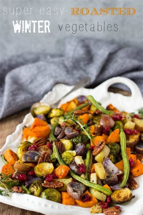 Easy Roasted Winter Vegetables Recipe Roasted Winter Vegetables