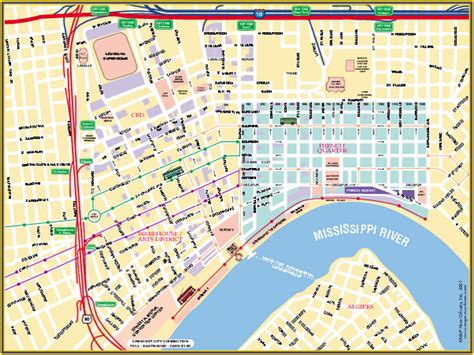 New Orleans Zip Code Map Printable