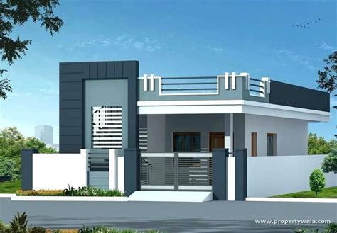 View Single Floor Elevation Design For Home In India Pics