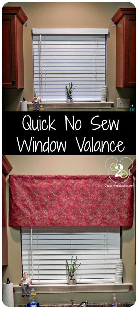 Inexpensive to make because it is simple and does not us much fabric. Best 25+ No sew valance ideas on Pinterest | Bathroom ...