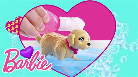 barbie® splish splash pup™ playset barbie youtube