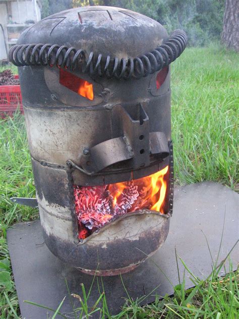 The Stuff I Made I Made A Tiki Burn Barreloutdoor Fireplace Steel Drum