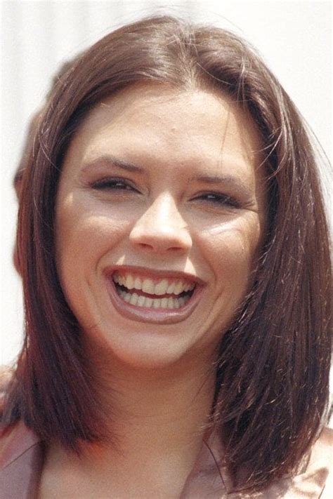 She's never one to offer a smile easily but victoria beckham couldn't help herself on friday. Victoria Beckham. | Victoria beckham smile, Victoria ...