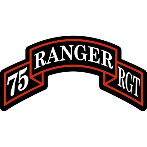 55 Inch 75th Ranger Regiment Decal