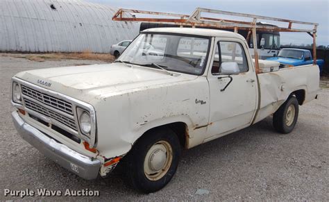 1980 Dodge Custom 150 Pickup Truck In Grove Ok Item Go9987 Sold