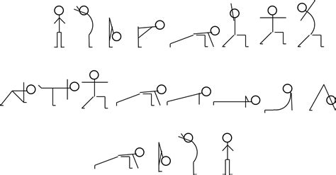 Yoga Poses Stick Figures Yoga Poses