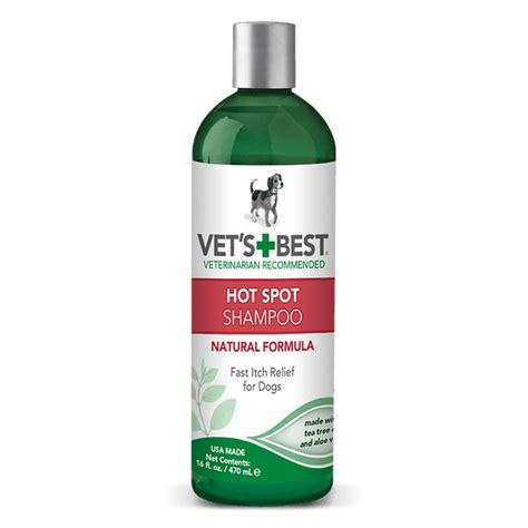 Vets Best Hot Spot Shampoo Fast Itch Relief Kahayupan Ph