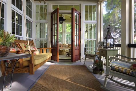 One Kindesign 15 Charming Southern Style Screened Porch Ideas To