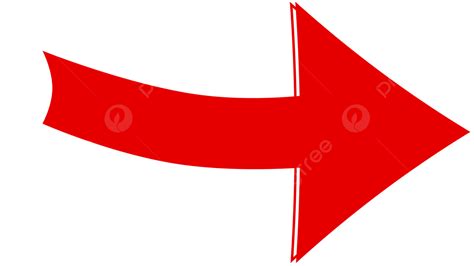 Arrow Curved Png Curved Clipart Red Arrow Red Arrow P