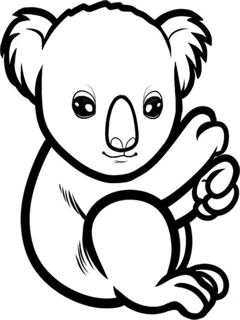 Koala coloring pages. Download and print Koala coloring pages