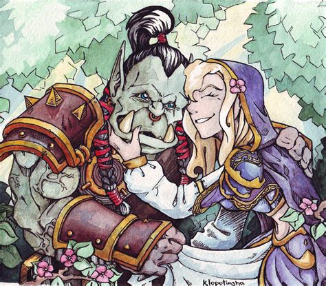 Thrall And Jaina By KarinaKruglova On DeviantArt