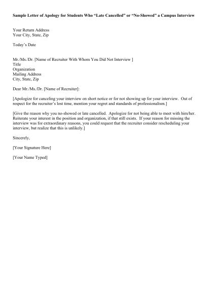 Apology Letter Examples Page Free To Edit Download Print Cocodoc